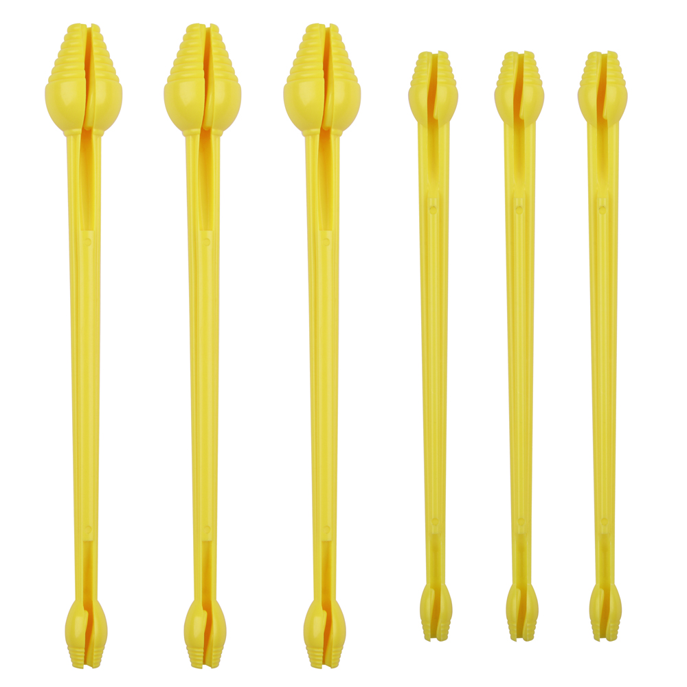 Fishing Lure Spinner - 6 個釣りフック Disgorger Snelled プラスチック釣りフックリムーバーフックルアースピナー抽出ツール除去ツール釣りアクセサリー