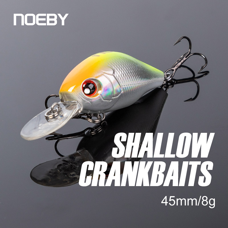 Fishing Lure Jerkbait - Noeby-釣り用の人工ハードベイト,パイク,トラウトフィッシング,クランク,フローティングウォブラー,クランク,スイムベイト,45mm, 8g