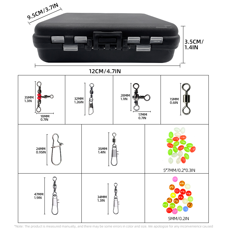 ShareShark 140個釣りアクセサリーセット、ルアー - Fishing Lure Box のレビューと価格