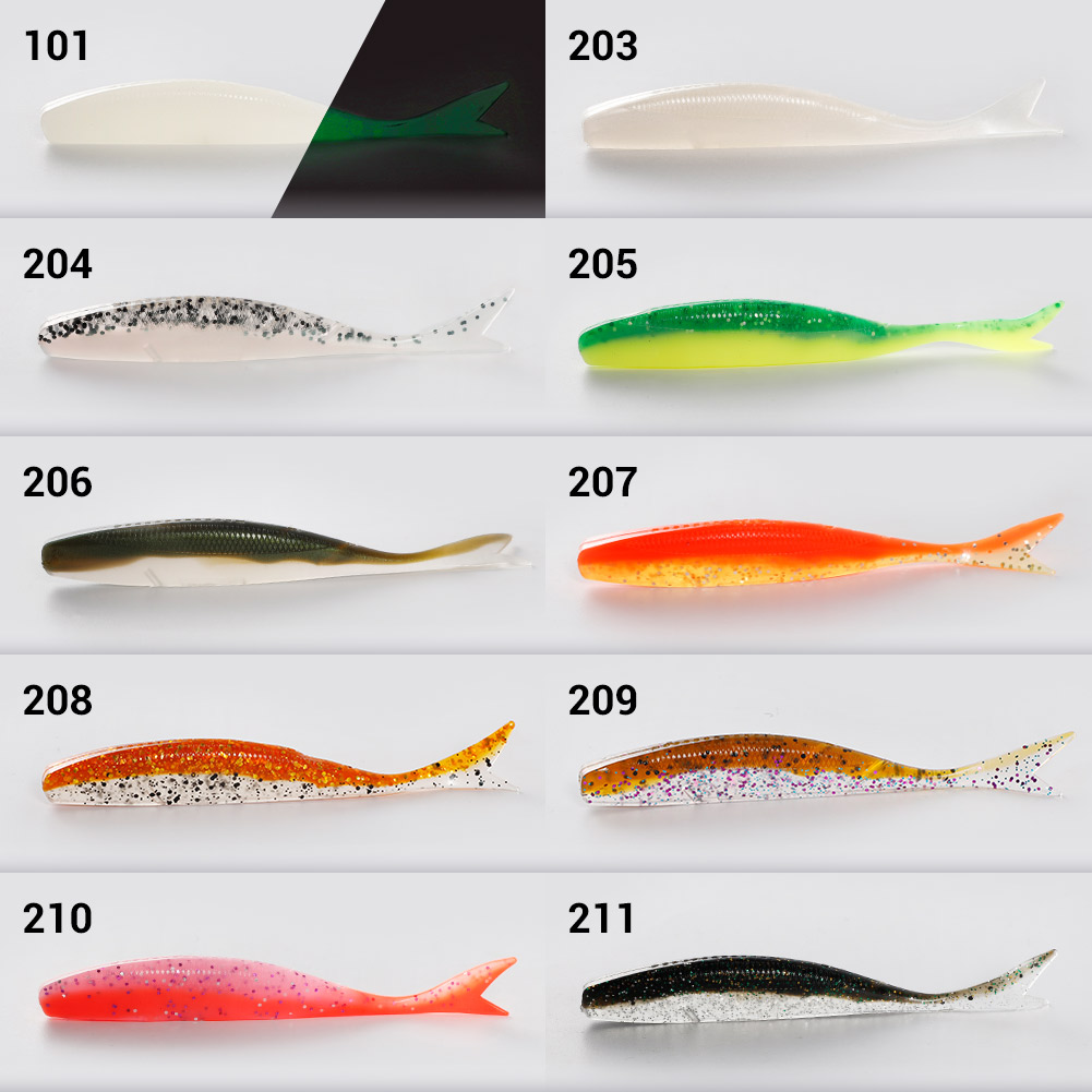 Noeby-ソフトシリコンミノールアー,人工餌,ウォブラー, - Fishing Lure Blade Bait のレビューと価格
