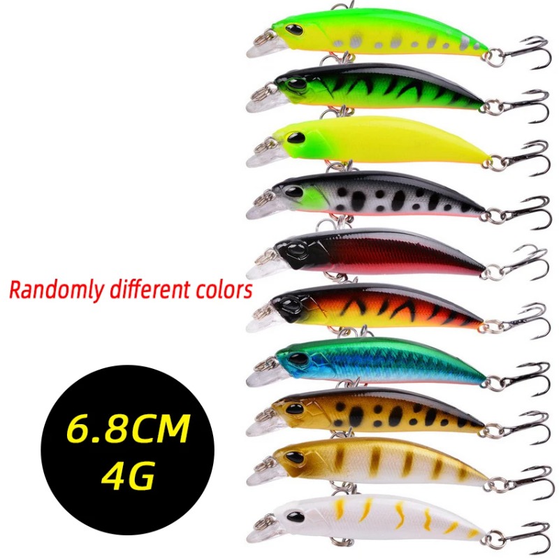 3/5/8 個ランダム釣りルアーセット釣りワブルセットミニク - Fishing Lure Jerkbait のレビューと価格
