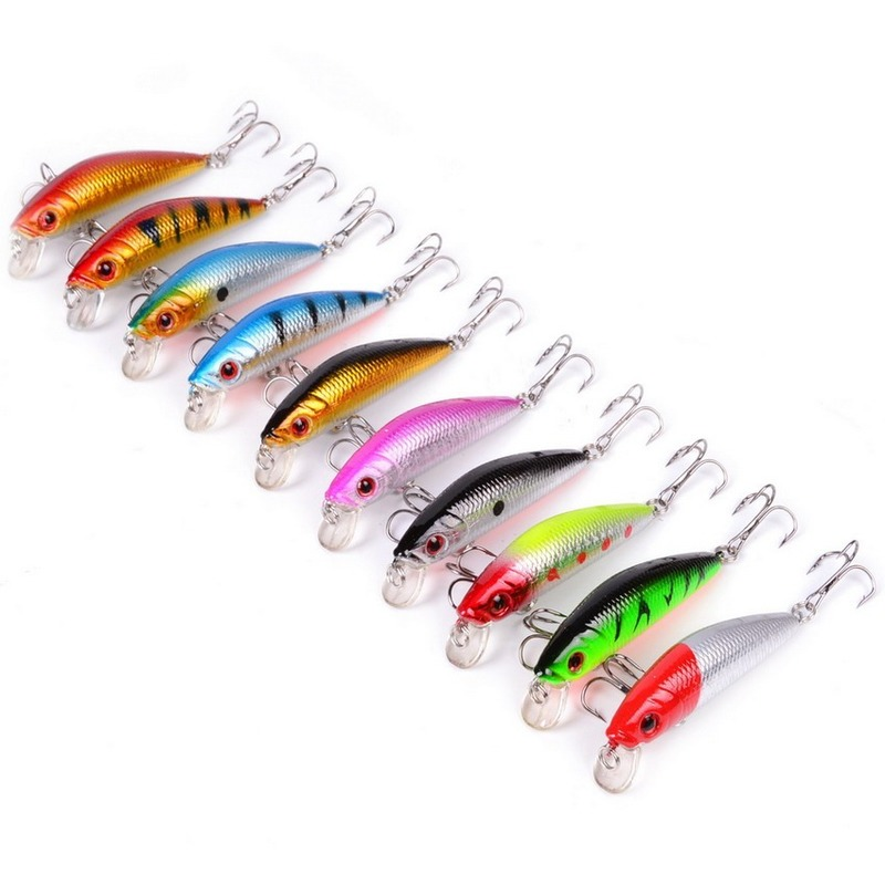 釣りルアー 70 ミリメートル 8 グラム 3D アイズクラ - Fishing Lure Crankbait のレビューと価格