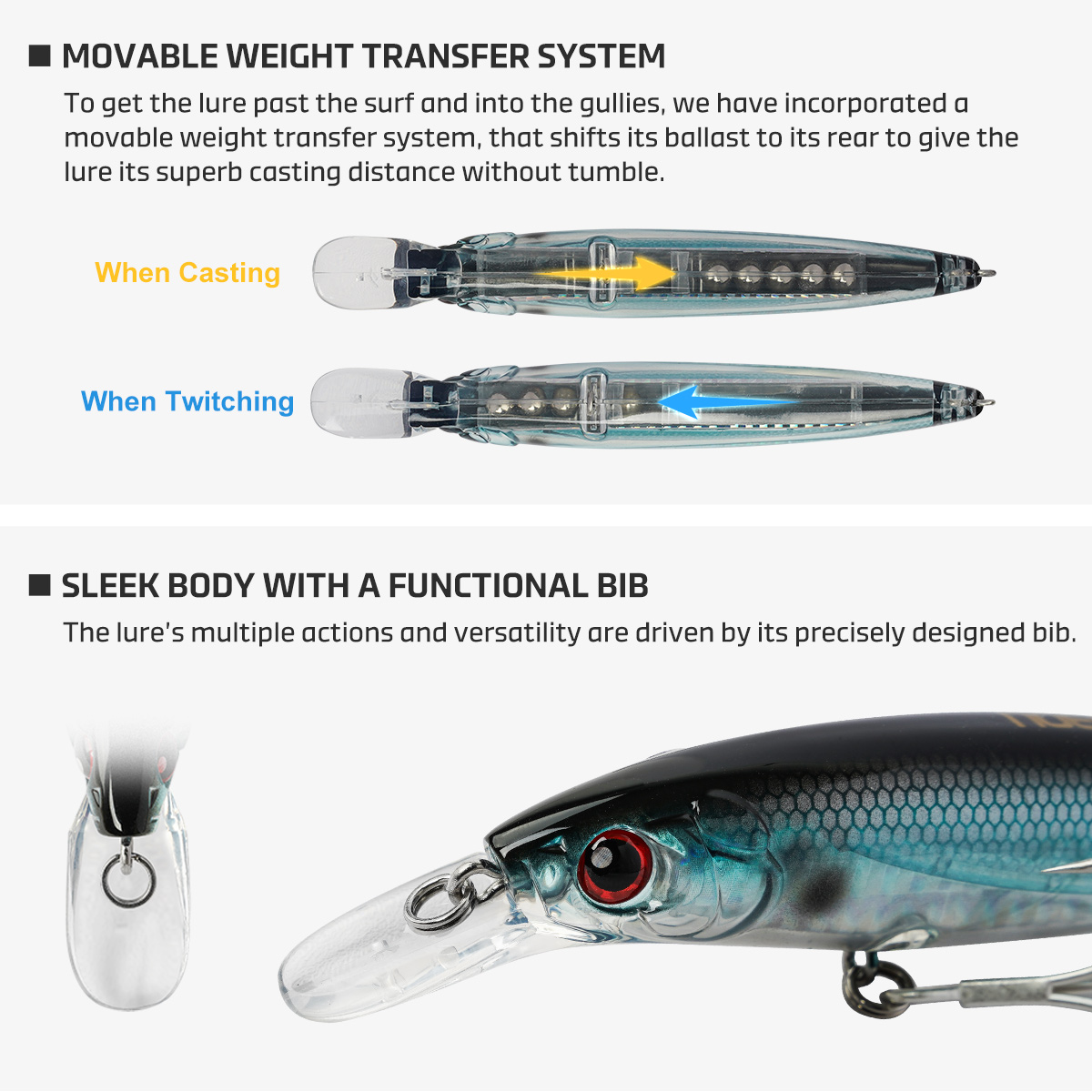 ノビー 100mm 14g 120mm 22g ジャークベイ - Fishing Lure Jerkbait のレビューと価格