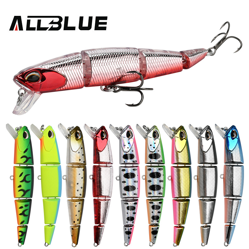 ALLBLUE プロフェッショナルジョイントスイムベイト 7 - Fishing Lure Popper のレビューと価格